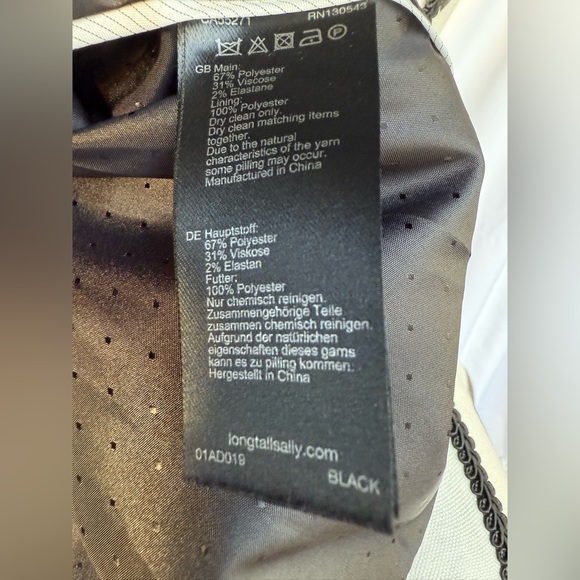 Long Tall Sally LTS Elegant Black Blazer 14 Tall - Picture 6 of 10